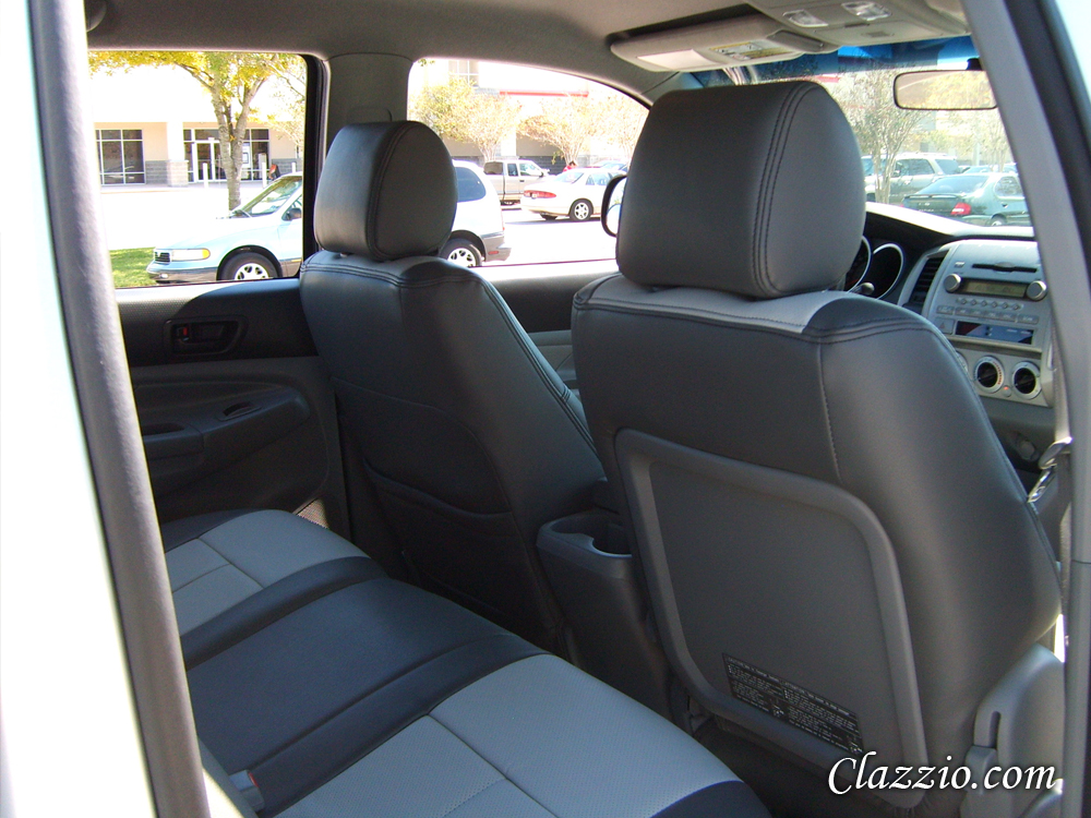 Toyota Tacoma Seat Covers Clazzio - 2018 Tacoma Leather Seat Covers