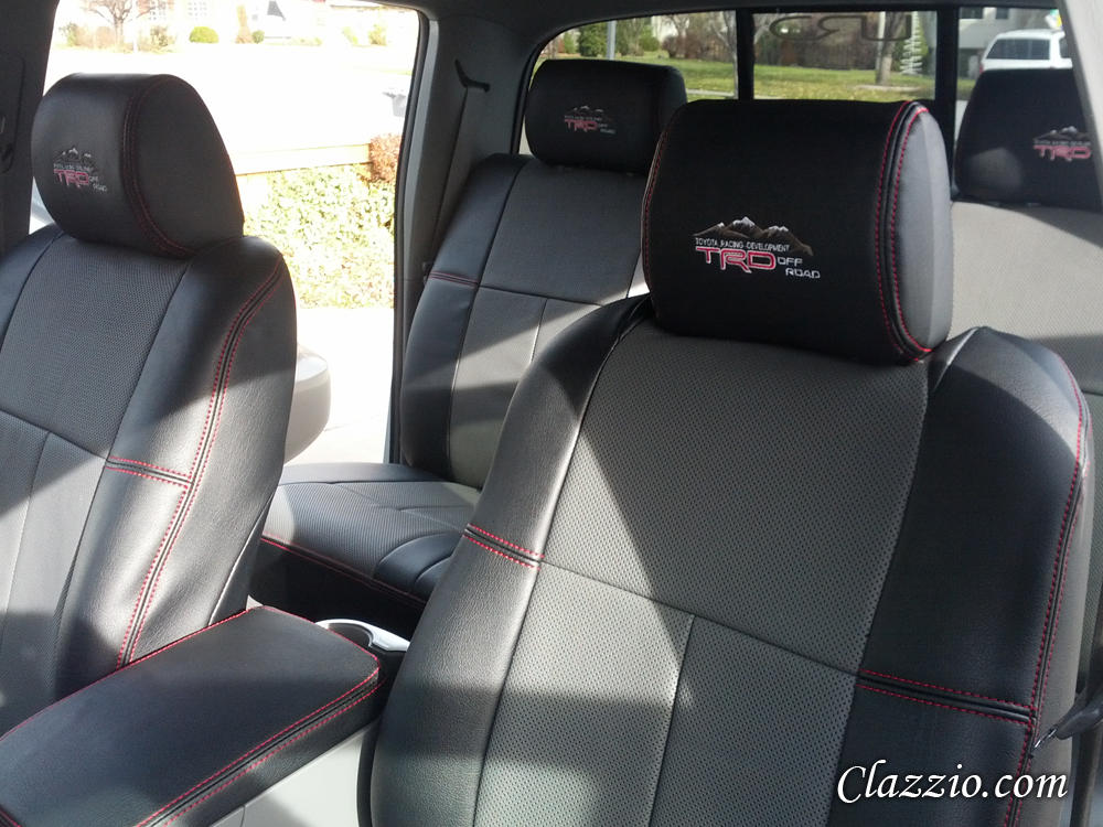 Toyota Tacoma Seat Covers Clazzio - 2018 Tacoma Leather Seat Covers