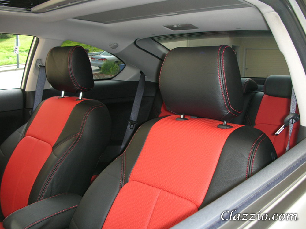 Red Leather Seat Covers, Red Leather Seats, Custom