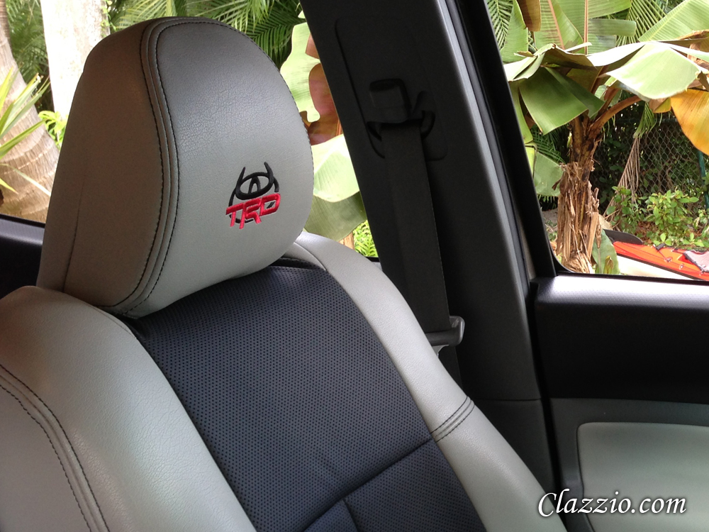 Clazzio AP212011blk PVC Seat Cover Toyota Tacoma, Front Only Black 