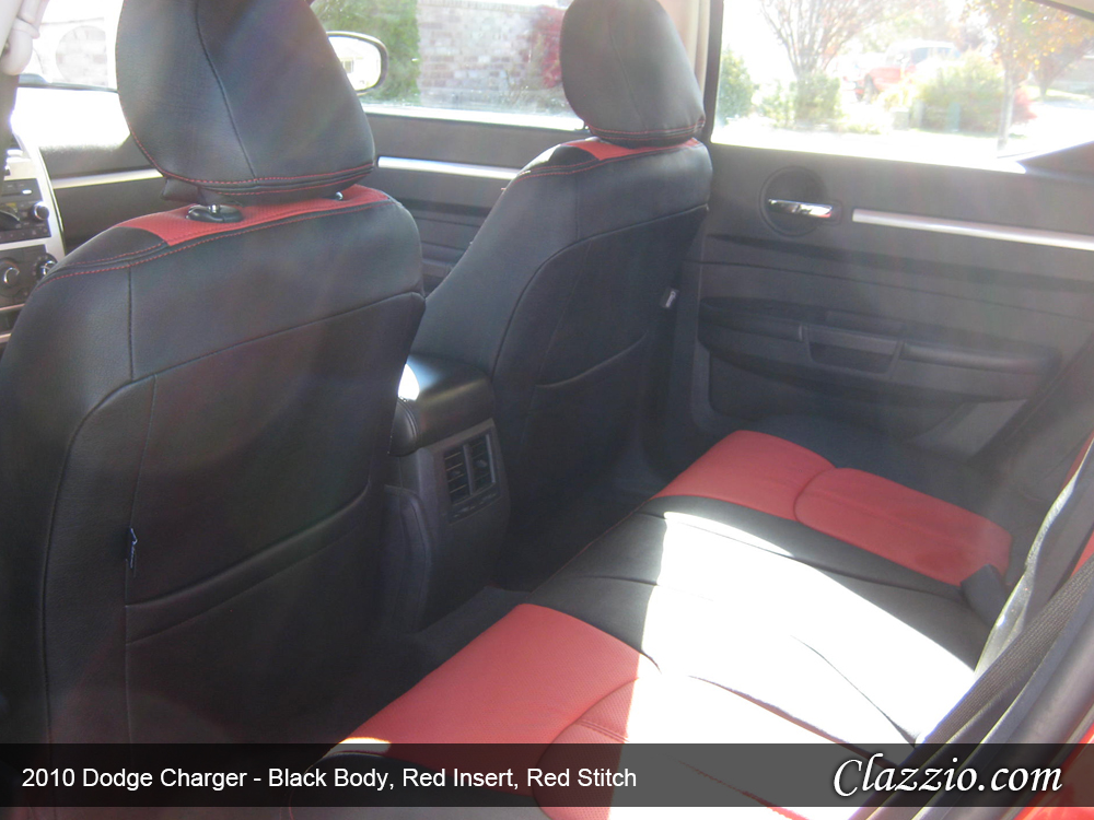 Dodge Charger Seat Covers Red - Wanna be a Car