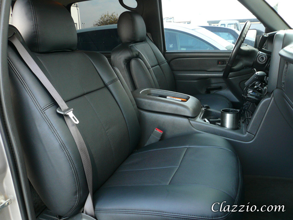 Chevy Silverado Clazzio Seat Covers - 2002 Chevy Silverado 1500 Extended Cab Front Seat Covers
